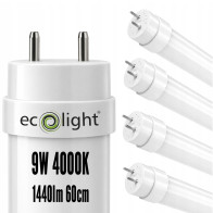 ECOLIGHT 4x LED trubicové svetlo 60cm 9W 1440lm neutrálna biela 4000k