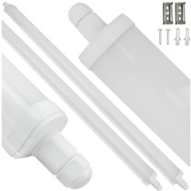 BERGE 2X LED svietidlo hermetické 120cm 60W 6600lm 4000k IP65