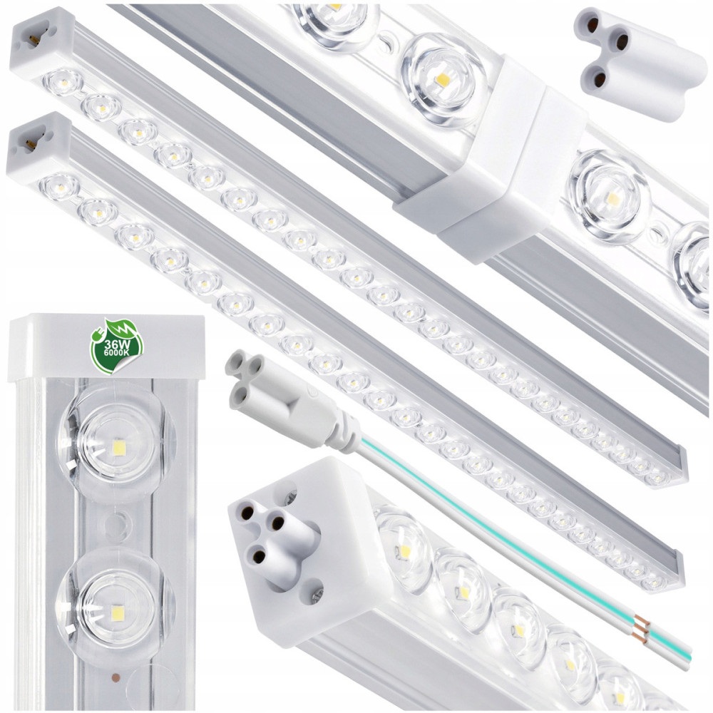 BERGE 2x LED panelové svietidlo 120 cm 36W 3600 lm 4000k