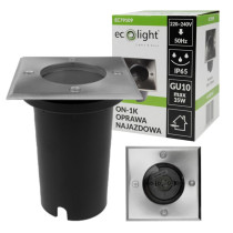 BERGE 2x LED záhradné zapustené svietidlo GU10 230v do betónových kociek