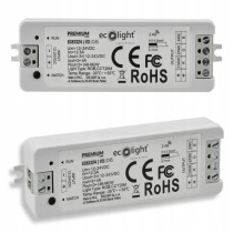 BERGE RGB zónový ovládač pre LED pásy 12a 12-24v 3-kanálový prémiový rádiový