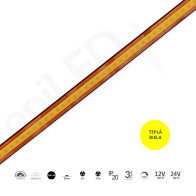 epiLED – 5m LED pásik COB-FREE-CUT – 13W, 480xCOB, 8mm, IP20, 12V DC - Teplá biela (WW) / 3000°K