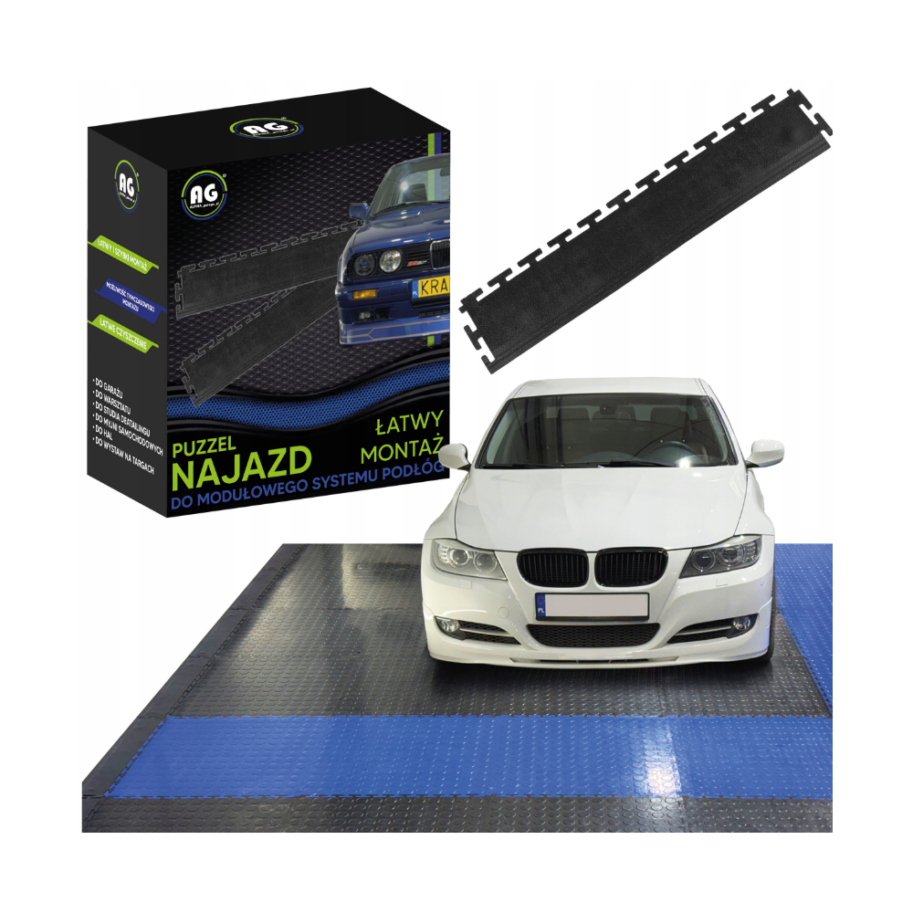 BERGE Bočná hrana pre PC garážovú dosku 50x50x0, 6cm