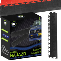 BERGE Bočná hrana pre PC garážovú dosku 50x50x0, 6cm