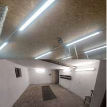 BERGE Hermetické svietidlo 120cm lampa + 2x LED trubice vodotesné 6000k studená teplota