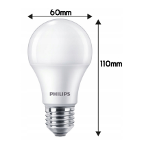 2x LED žiarovka Philips E27 - 4,9 W - 470lm - 2700K