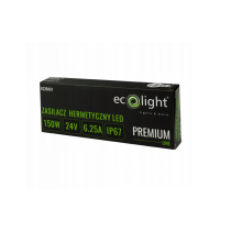 BERGE 24V LED napájací zdroj hermetický 150W 6,25A vodotesný transformátor PREMIUM