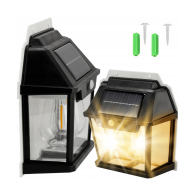 BERGE Solárna lampa s pohybovým senzorom 2 LED IP54