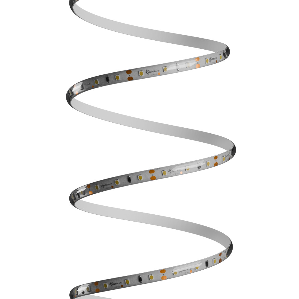 SPECTRUM - 20m LED pásik SMD 2835 - 4,8W/m - 336lm/m - 60LED/m - IP54 - 8mm - 12V - Teplá biela / 3000°K