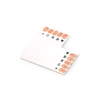 ECOLIGHT Rohová spojka pre LED pásky 5050 RGBW 12mm