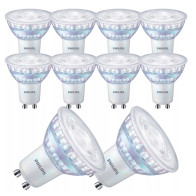 PHILIPS 10x LED žiarovka GU10 6,7 W 730lm - neutrálna biela 4000k
