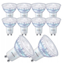 PHILIPS 10x LED žiarovka GU10 6,7 W 730lm - neutrálna biela 4000k
