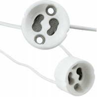 ECOLIGHT Pätica GU10 na pripojenie žiaroviek k porcelánovým halogénovým svietidlám