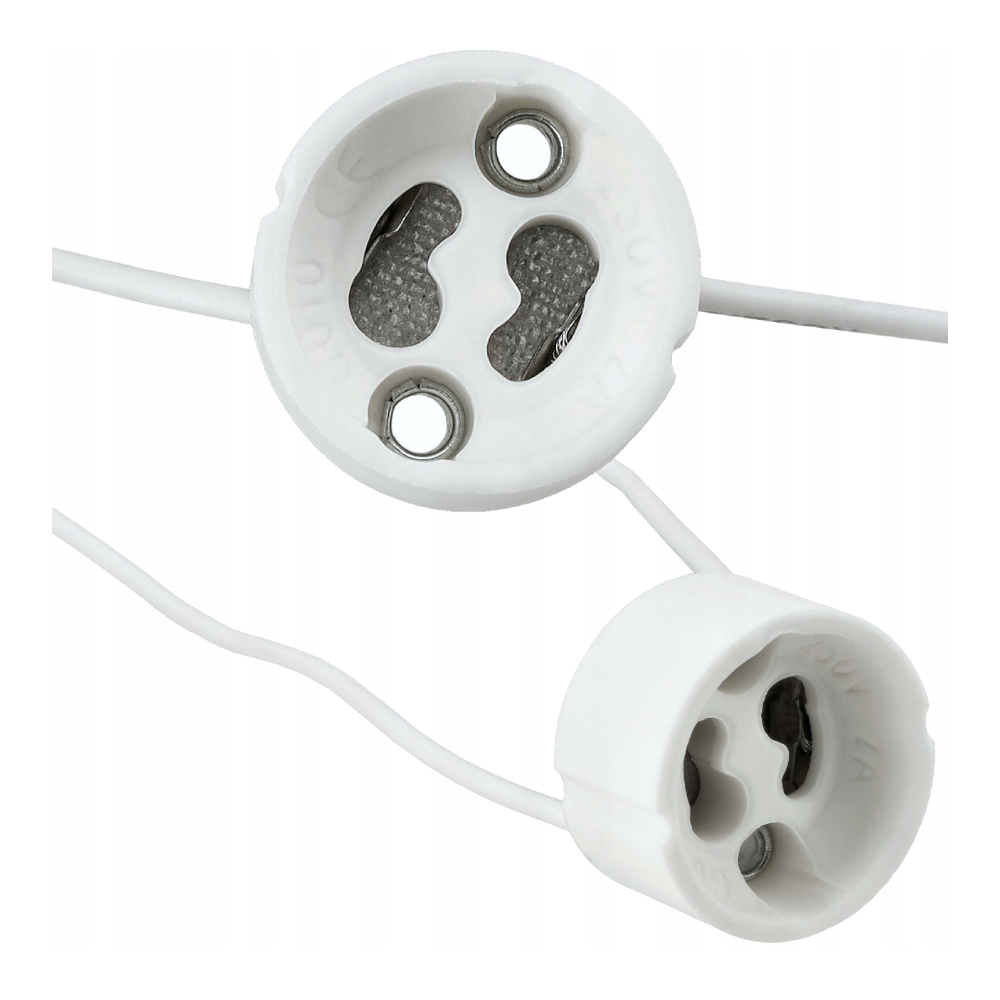 ECOLIGHT Pätica GU10 na pripojenie žiaroviek k porcelánovým halogénovým svietidlám