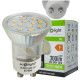 ECOLIGHT LED žiarovka GU11 3W GU10 35mm teplá farba 3000k sklo