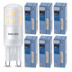 6x LED žiarovka G9 3,7W 470 lm 3000 k teplá biela 230 v PHILIPS corepro