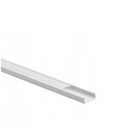 ECOLIGHT Prisadený LED profil biely + opálový kryt 1M