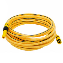 CROWNMAN Záhradná hadica 22 m 1/2 PVC s výstužou z vlákien 1/2 3/4 + konektory KIT