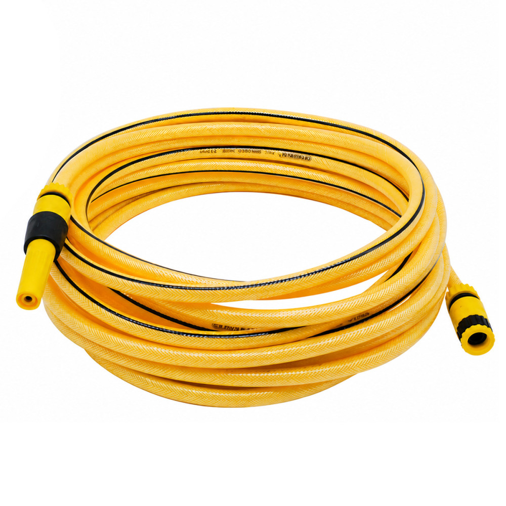 CROWNMAN Záhradná hadica 22 m 1/2 PVC s výstužou z vlákien 1/2 3/4 + konektory KIT