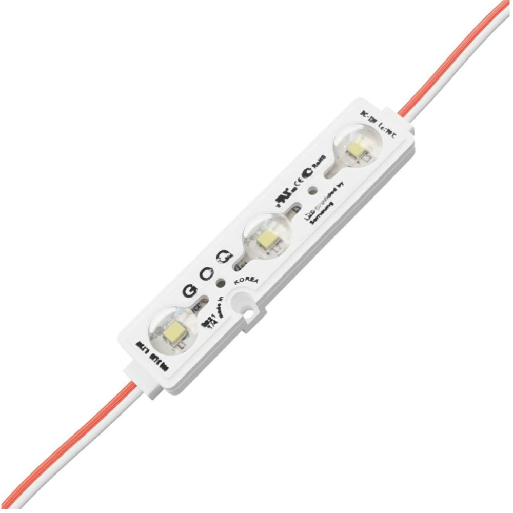 BERGE LED MODUL 12V 3x2835 SMD VONKAJŠÍ VNÚTORNÝ IP68 0,72W 3000K SAMSUNG