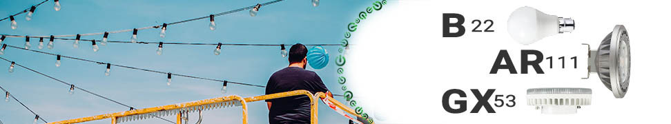 AR111 / B22 / GX53 LED žiarovky – úsporné, jasné, spoľahlivé svetlo